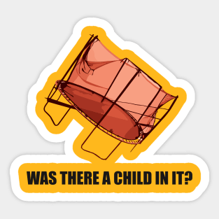 Was There A Child In It? - RED - Detectorists - Lance, Andy & Larry - DMDC Sticker